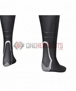 OneHeroSuits Spider Man Miles Morales PS5 Cosplay Suit Symbiote Black Spandex Bodysuit