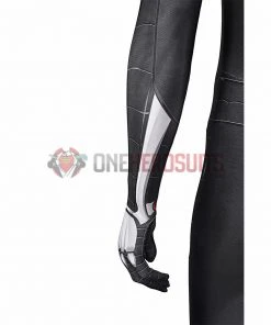 OneHeroSuits Spider Man Miles Morales PS5 Cosplay Suit Symbiote Black Spandex Bodysuit