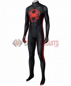 OneHeroSuits Spiderman Across The Spider-Verse Cosplay Suit Miles Morales Bodysuit