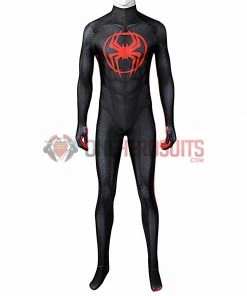 OneHeroSuits Spiderman Across The Spider-Verse Cosplay Suit Miles Morales Bodysuit