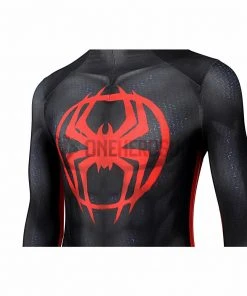 OneHeroSuits Spiderman Across The Spider-Verse Cosplay Suit Miles Morales Bodysuit