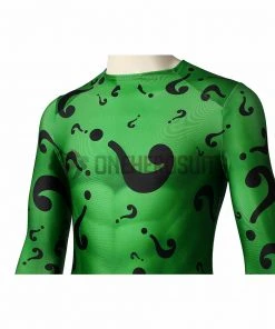 OneHeroSuits Batman Forever Riddler Cosplay Costume Jim Carrey Edition 3D Printed Jumpsuits
