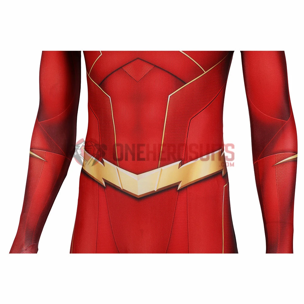 OneHeroSuits The Flash S8 Cosplay Costumes Barry Allen 3D Printed Bodysuit