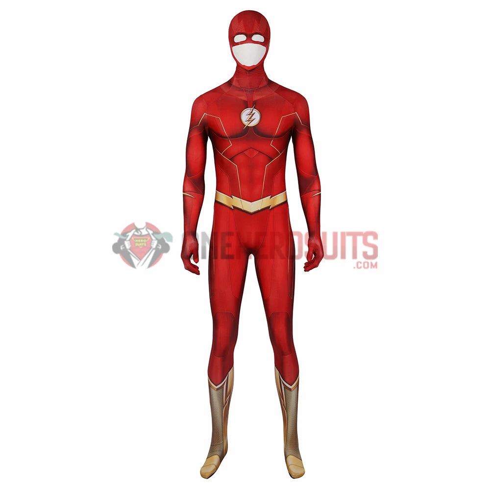 OneHeroSuits The Flash S8 Cosplay Costumes Barry Allen 3D Printed Bodysuit