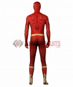 OneHeroSuits Costumes The Flash Cosplay Costume Barry Allen 3D Printed Jumpsuit