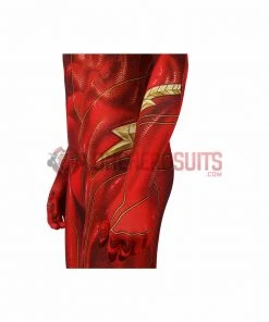 OneHeroSuits Costumes The Flash Cosplay Costume Barry Allen 3D Printed Jumpsuit