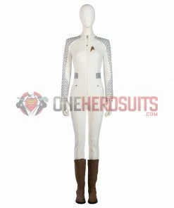OneHeroSuits Star Trek Cosplay Costumes Nurse Chapel White Top Level Suits