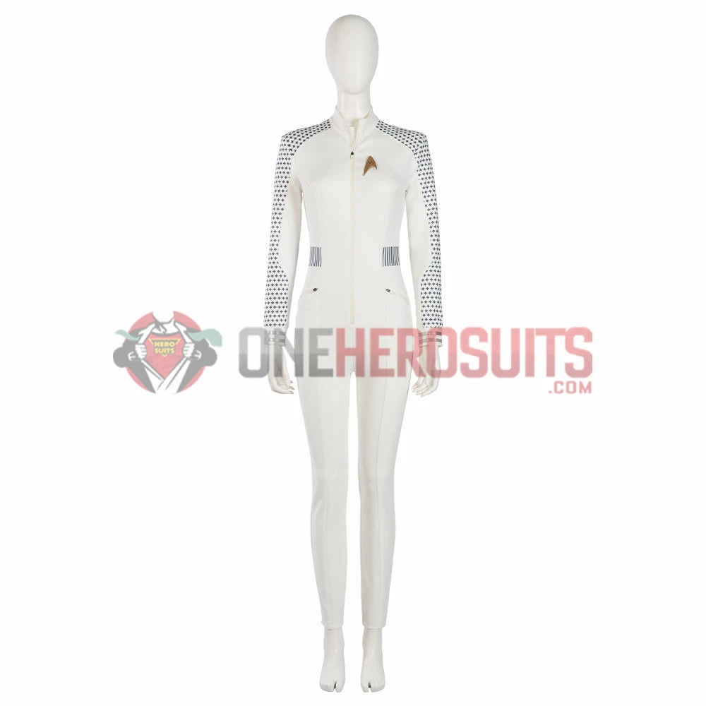 OneHeroSuits Star Trek Cosplay Costumes Nurse Chapel White Top Level Suits