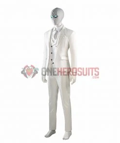 OneHeroSuits Mr Knight Cosplay Costumes Moon Knight Top Level White Suits