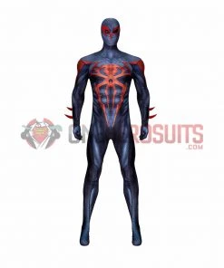 OneHeroSuits Spiderman 2099 V2 Edition Cosplay Costumes Miguel O'Hara Bodysuits