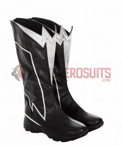 OneHeroSuits Costumes Meena Dhawan Cosplay Boots Black Flash Top Level Shoes