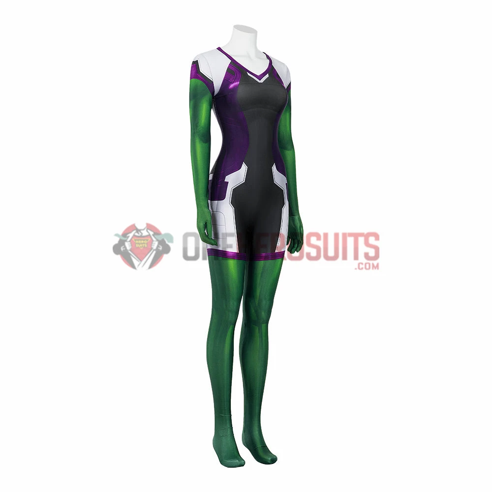 OneHeroSuits Female Hulk Cosplay Costumes She-Hulk Bodysuit