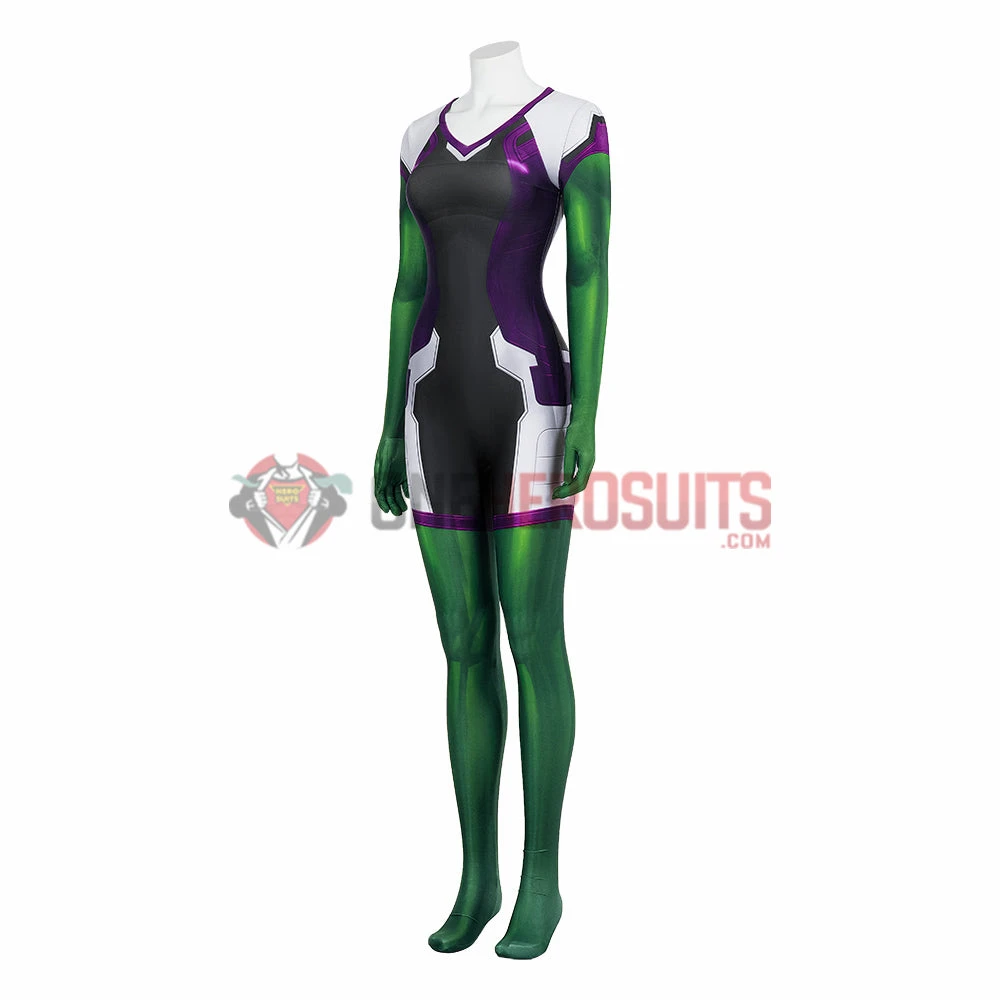 OneHeroSuits Female Hulk Cosplay Costumes She-Hulk Bodysuit