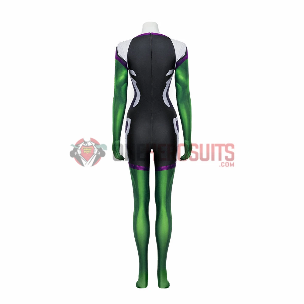 OneHeroSuits Female Hulk Cosplay Costumes She-Hulk Bodysuit