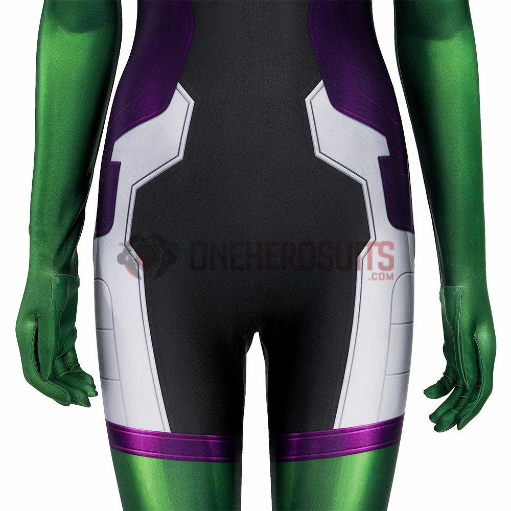 OneHeroSuits Female Hulk Cosplay Costumes She-Hulk Bodysuit