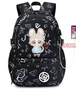 OneHeroSuits Animation Printed Backpack With USB Charging Port Sorcery Fight Megumi Fushiguro Edition Accessories