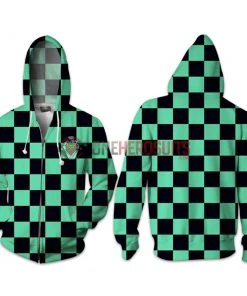 OneHeroSuits Demon Slayer Hoodies Unisex Animation 3D Print Hooded Sweatshirt