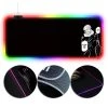 OneHeroSuits Sorcery Fight RGB Mouse Pad Jujutsu Kaisen Sukuna Black Printed RGB Gaming Mouse Pad