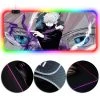 OneHeroSuits Sorcery Fight LED Mouse Pad Satoru Gojo Painting Full Desktop Mousepad